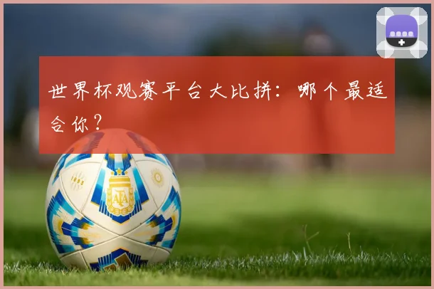 世界杯观赛平台大比拼：哪个最适合你？