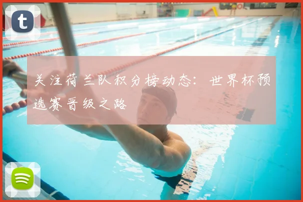 关注荷兰队积分榜动态:世界杯预选赛晋级之路